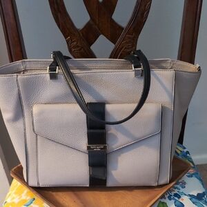 Kate Spade Black and Gray Tote Bag